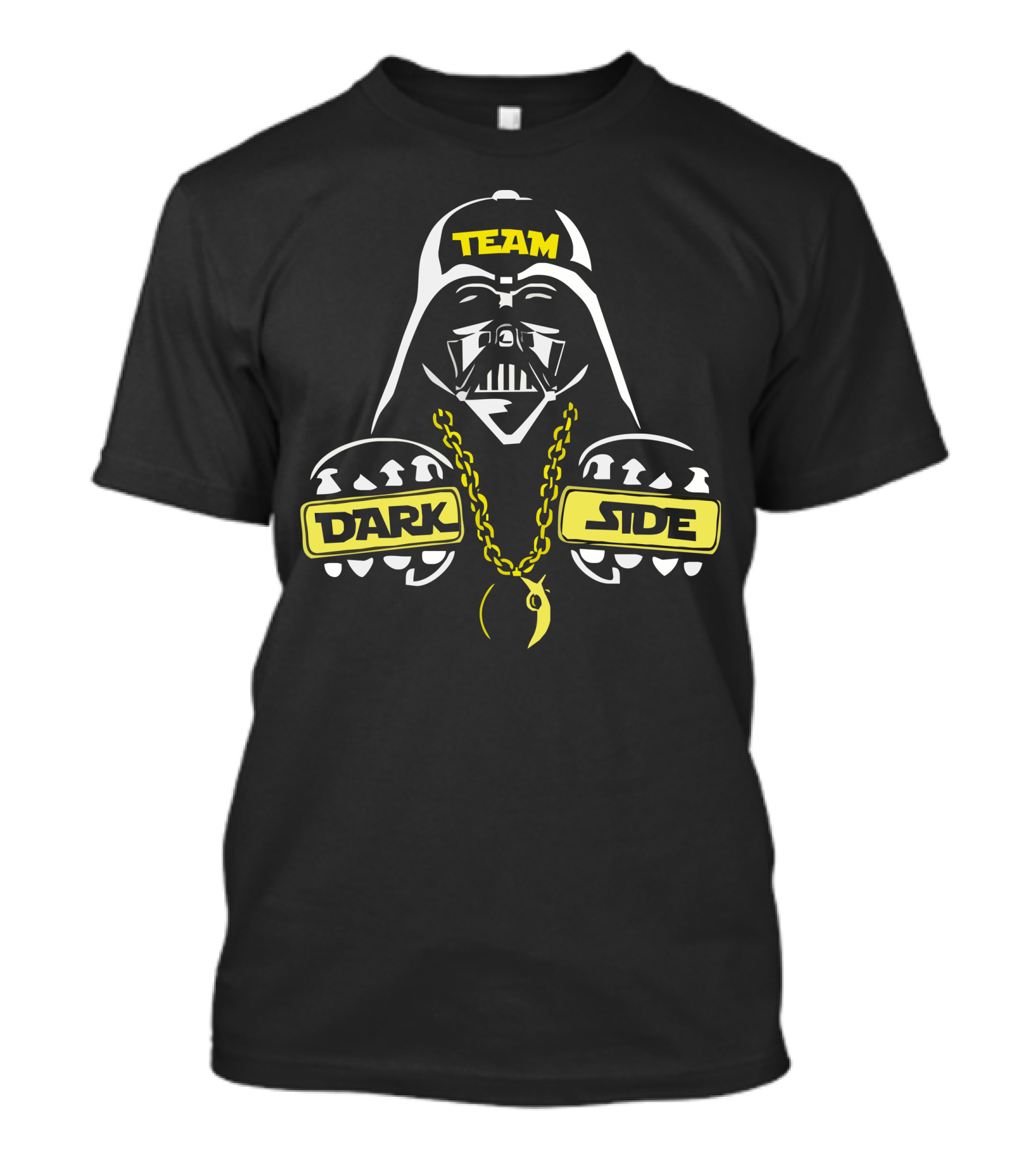Team Dark Side Vader Gold Chain T-Shirt