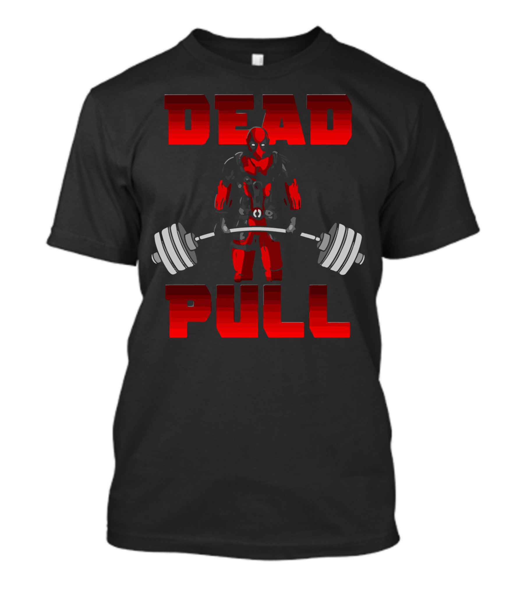 Dead Pull Superhero Weightlifting Fitness Workout T-Shirt