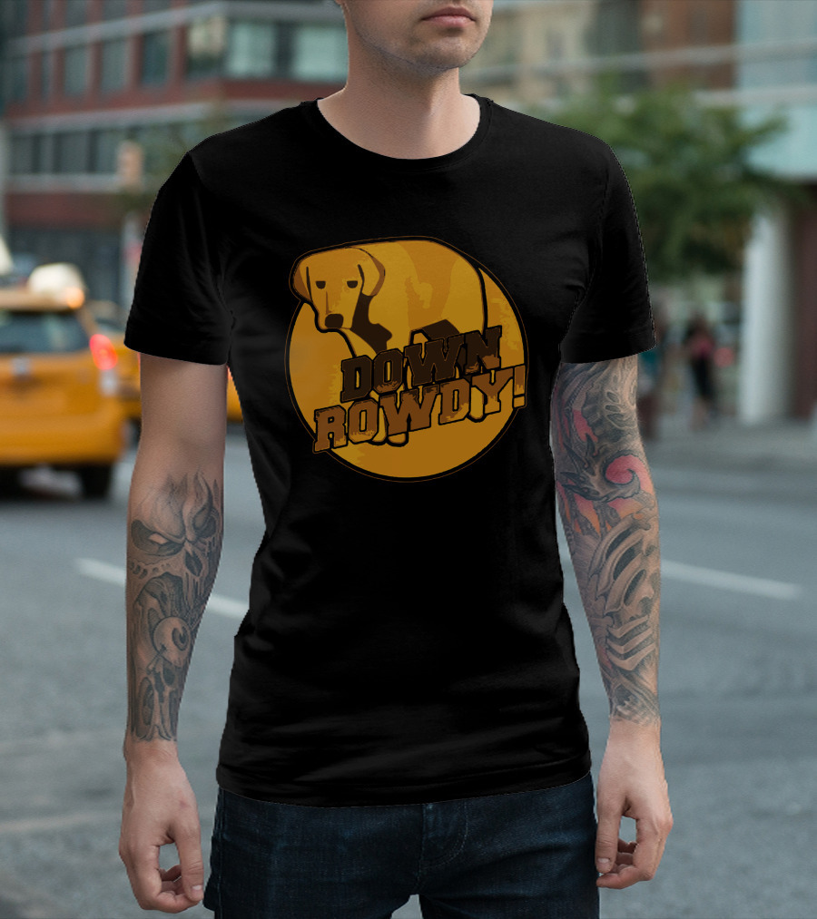 Down Rowdy The Dog Vintage T-Shirt