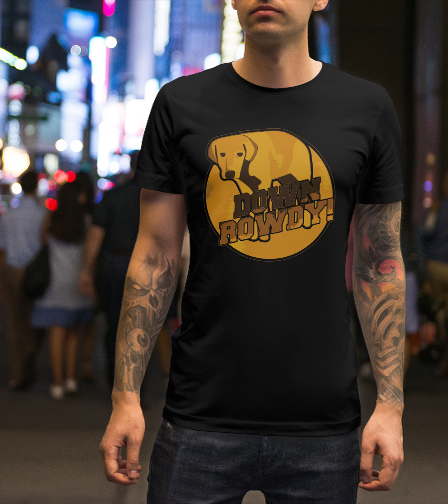 Down Rowdy The Dog Vintage T-Shirt