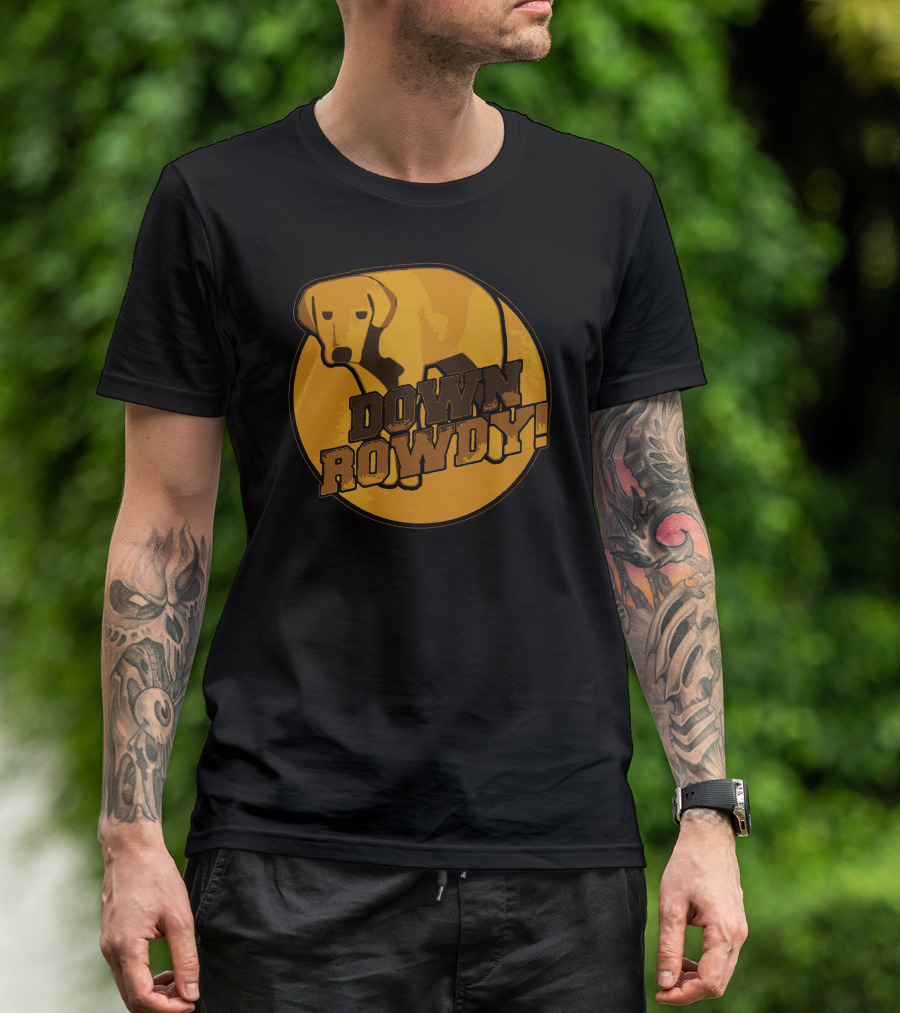 Down Rowdy The Dog Vintage T-Shirt