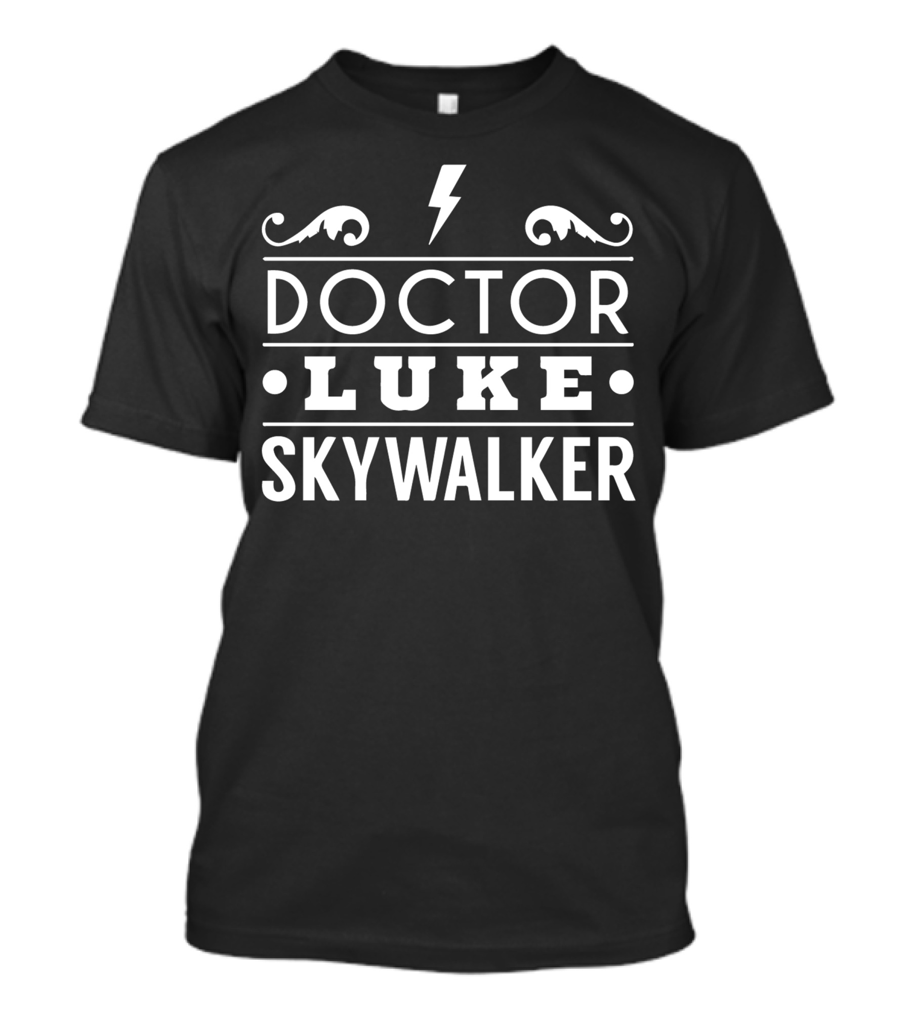 Doctor Luke Skywalker Lightning Bolt T-Shirt