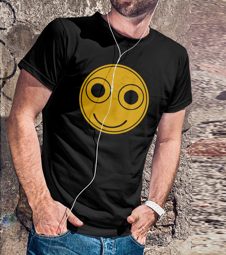 Funny Smiley Face Yellow Emoji T-Shirt