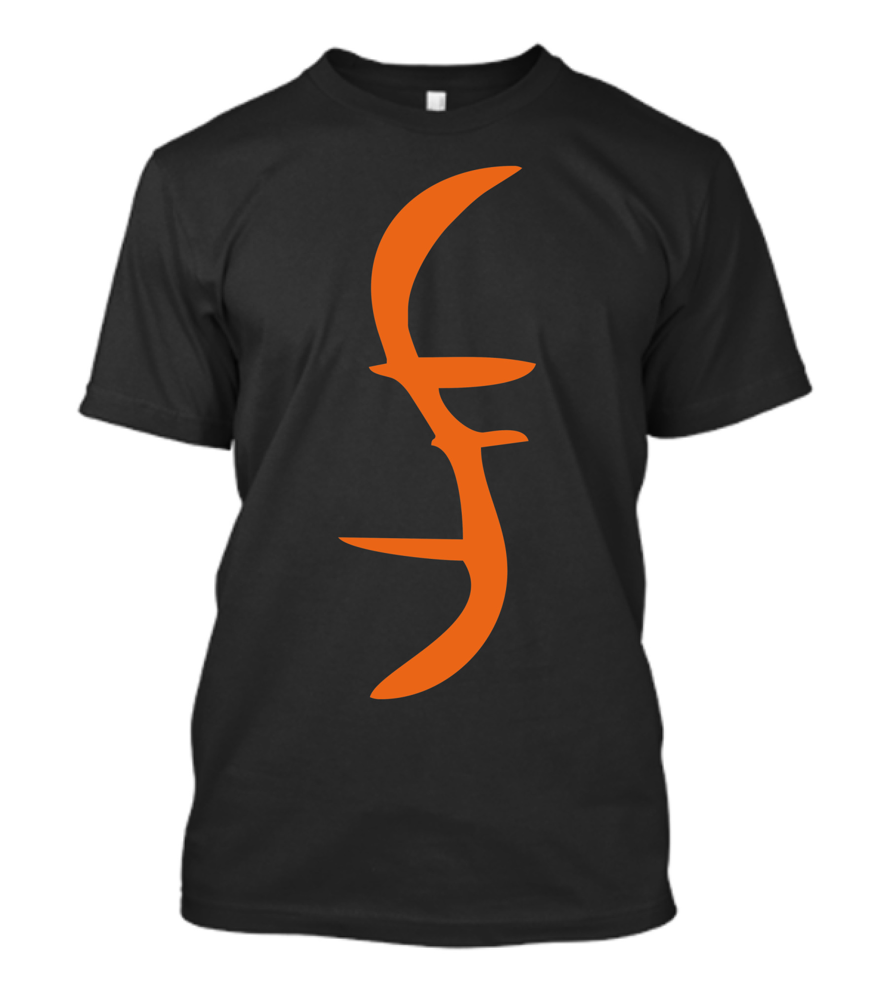 Helix Of Heroes Sci Fi Superhero Symbol Cool Orange T-Shirt