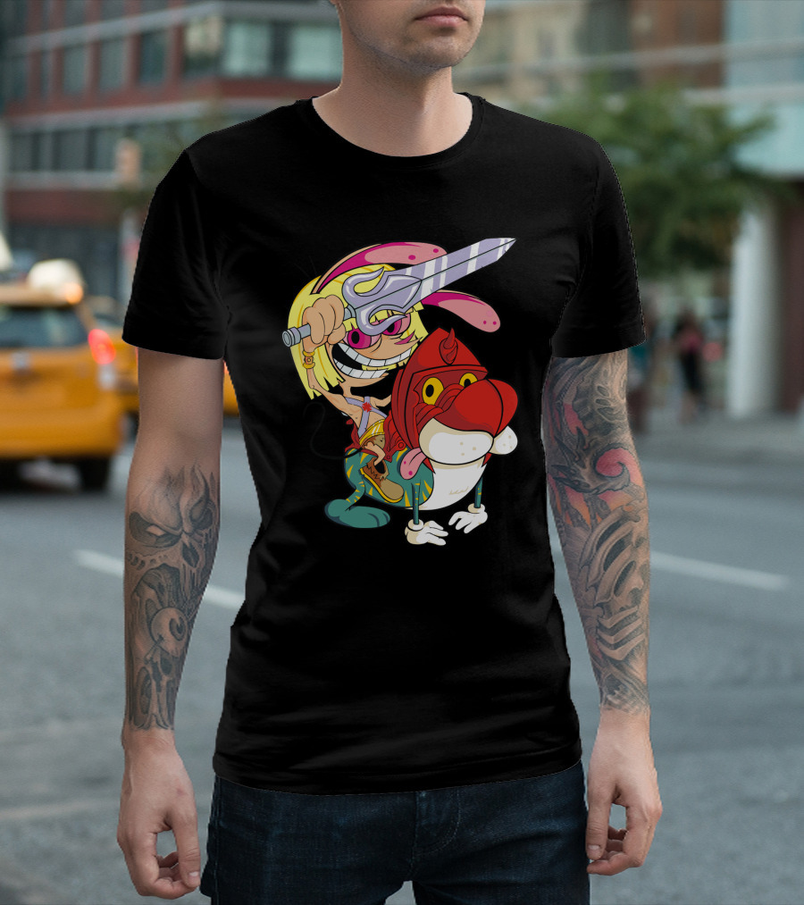 Ren And Stimpy Masters Of Their Universe T-Shirt