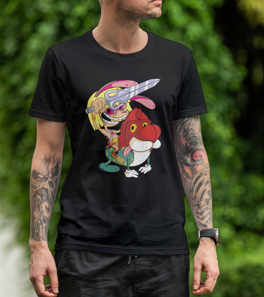 Ren And Stimpy Masters Of Their Universe T-Shirt