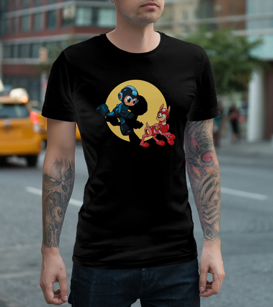 Mega Man and Rush Adventure T-Shirt