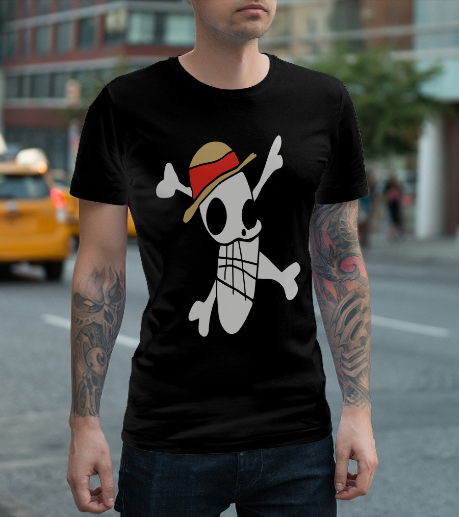 One Piece Straw Hat Skull Jolly Roger T-Shirt