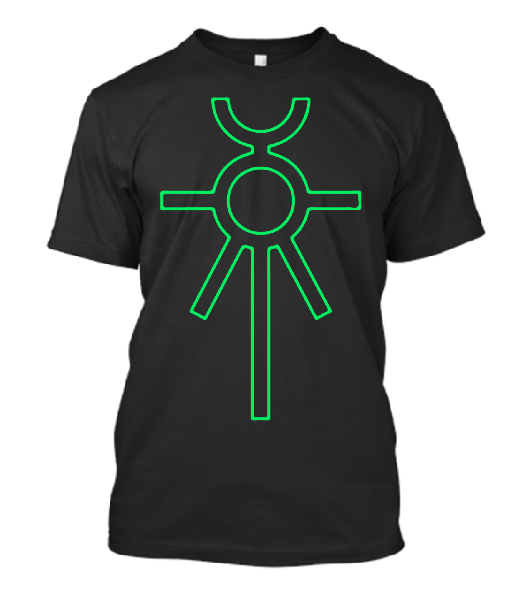 Necron Warhammer 40k C'tan Sigil Green T-Shirt