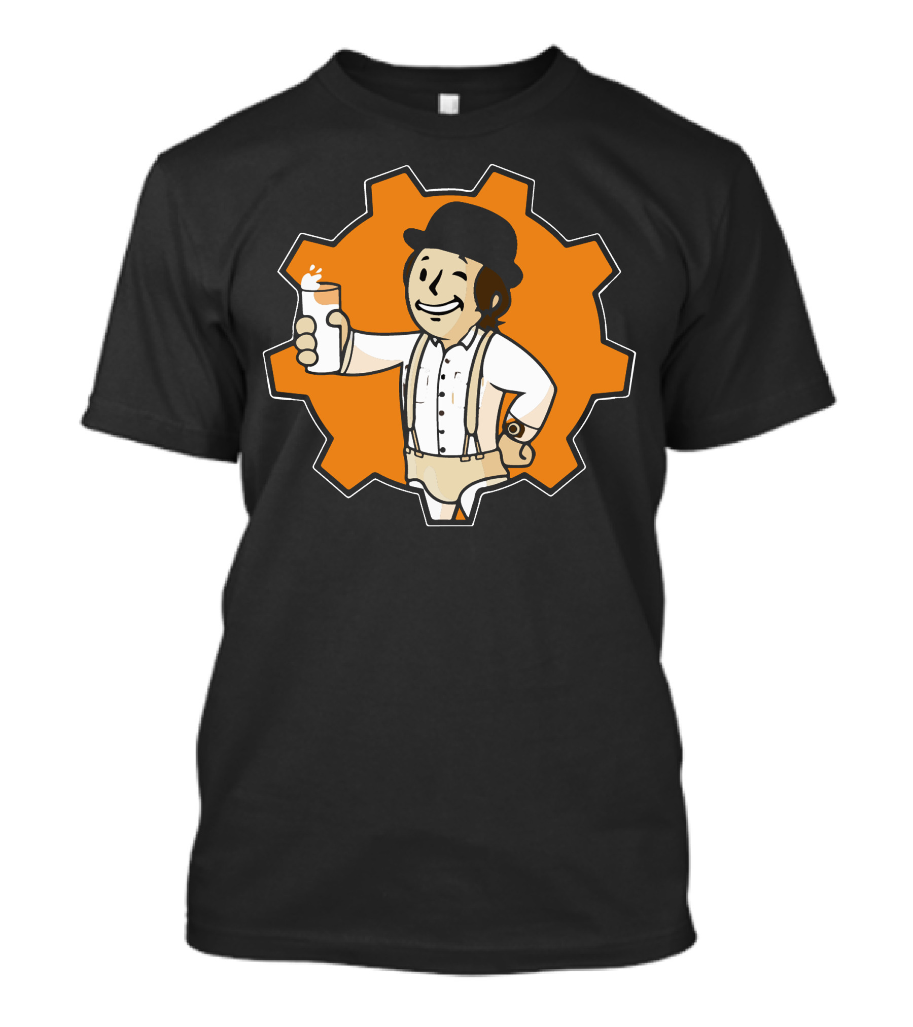 Nuka Milk Vault Boy Fallout Gear T-Shirt
