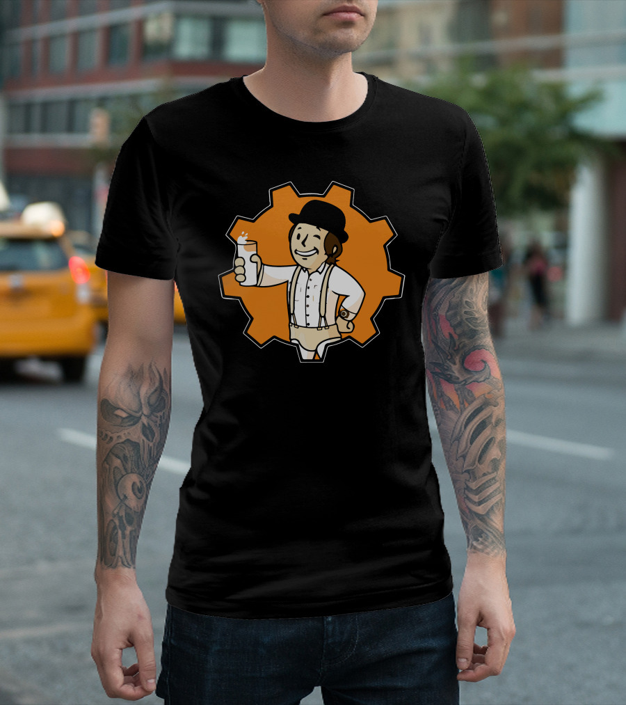 Nuka Milk Vault Boy Fallout Gear T-Shirt