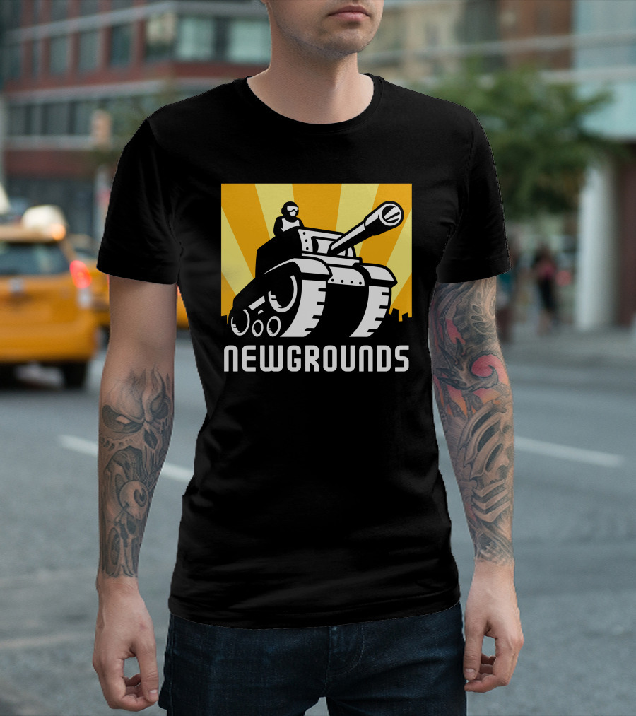 Newgrounds Robokill Tank T-Shirt
