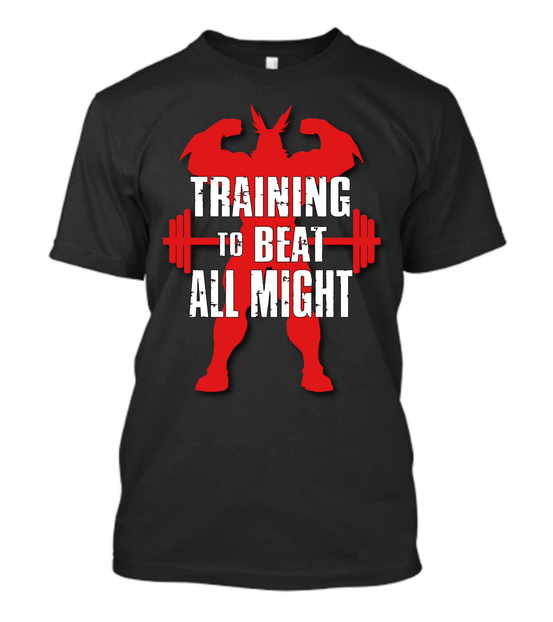 Training To Beat All Might Bodybuilding T-Shirt