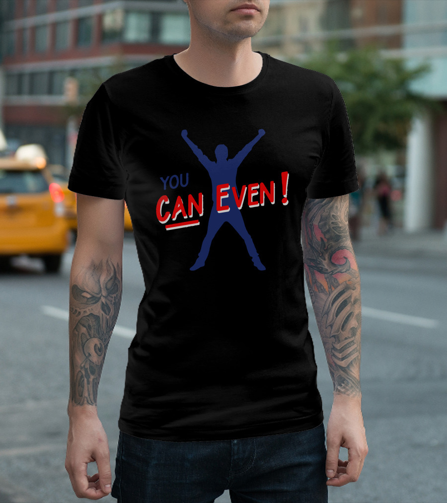 YOU CAN EVEN Empowering Silhouette Victory T-Shirt