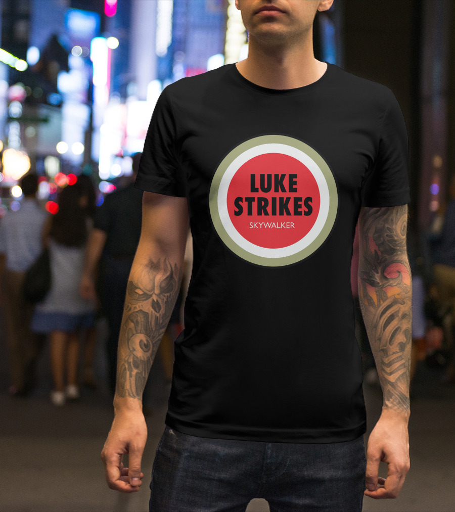 Luke Strikes Skywalker Red Circle T-Shirt