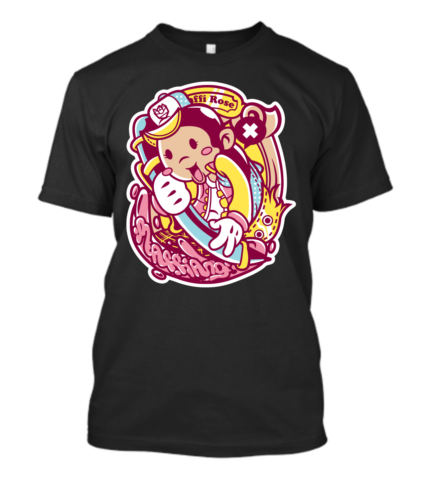 Maffiang Effii Rose Character T-Shirt