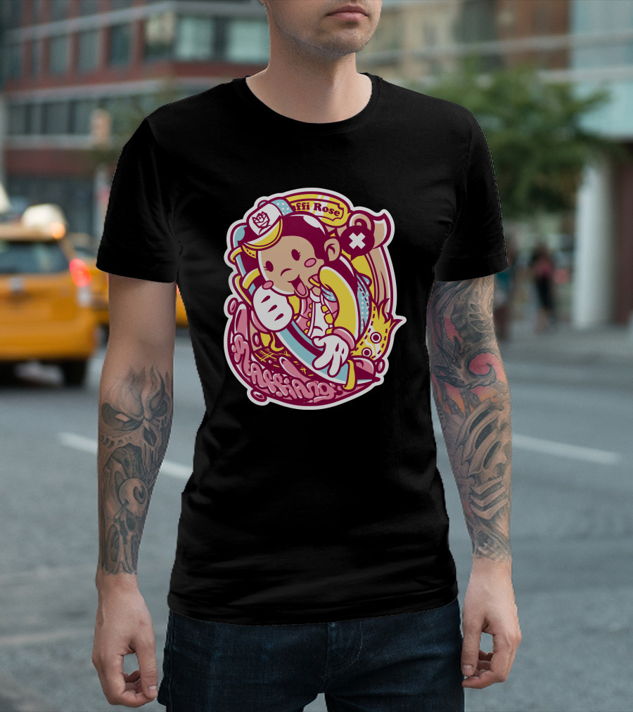 Maffiang Effii Rose Character T-Shirt
