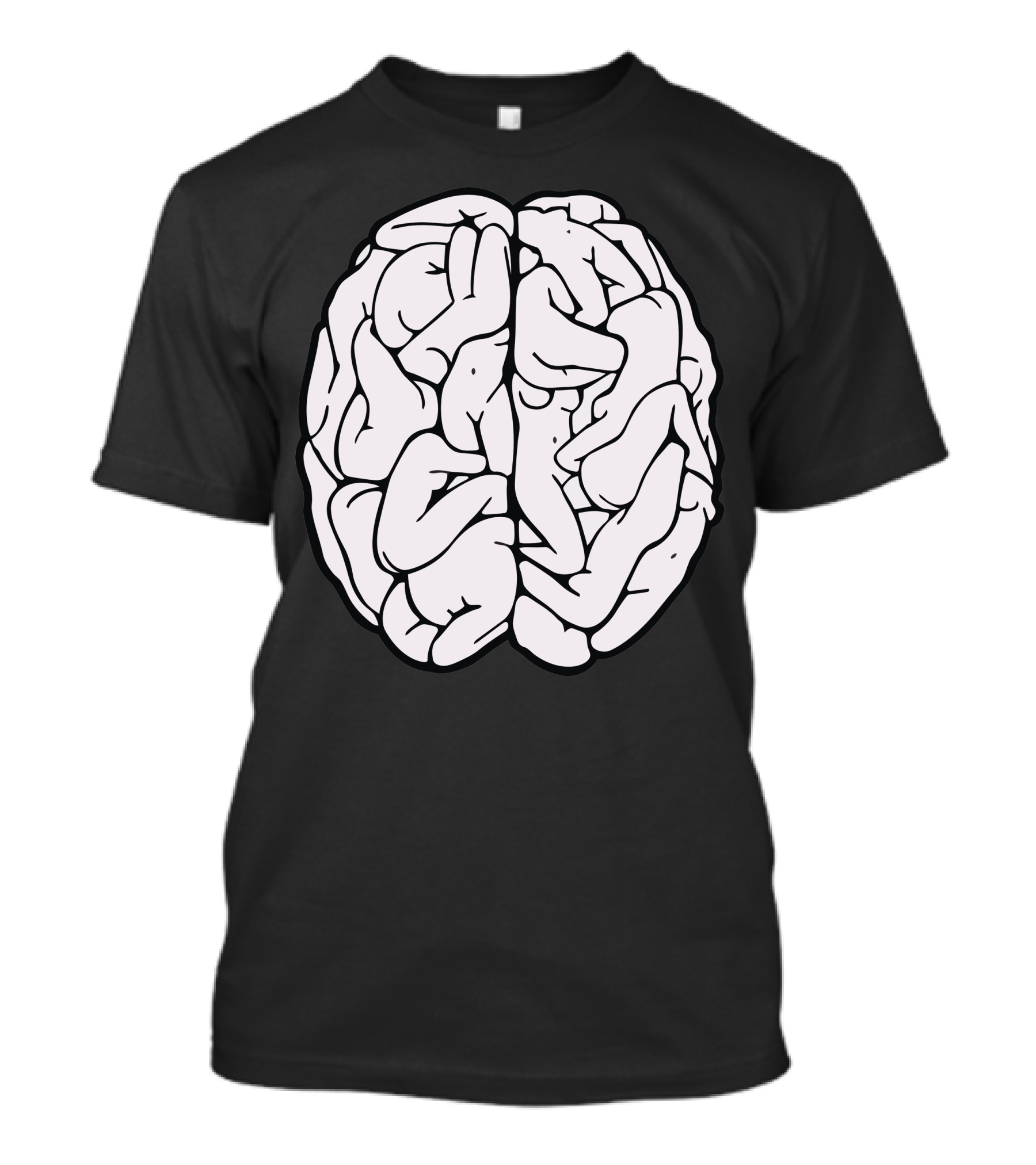 Male Brain Artistic Nude Formulation T-Shirt