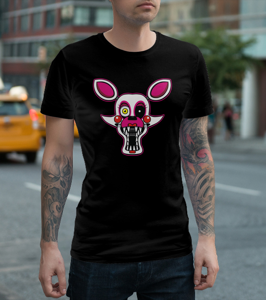 Mangle Head Animatronic Face Five Nights at Freddy's FNAF Game Character T-Shirt