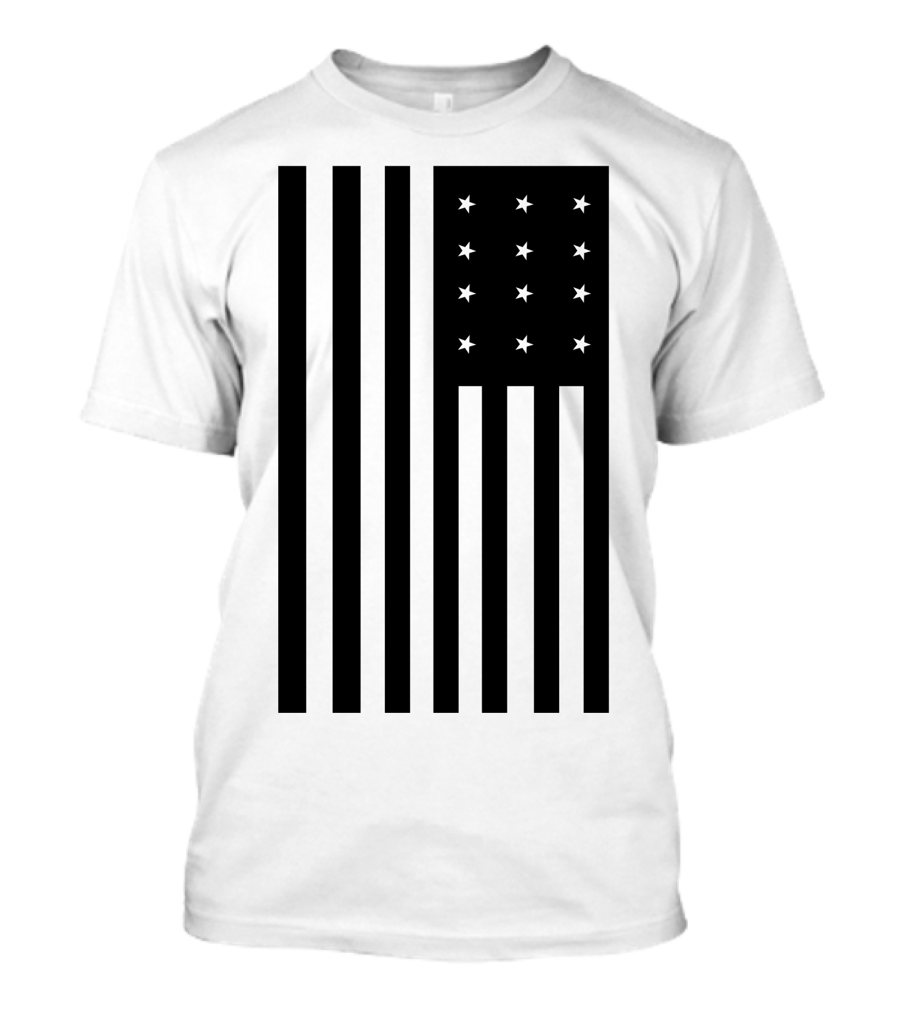 Black Flag 12 Stars Black American Civil Rights Southerncartel T-Shirt
