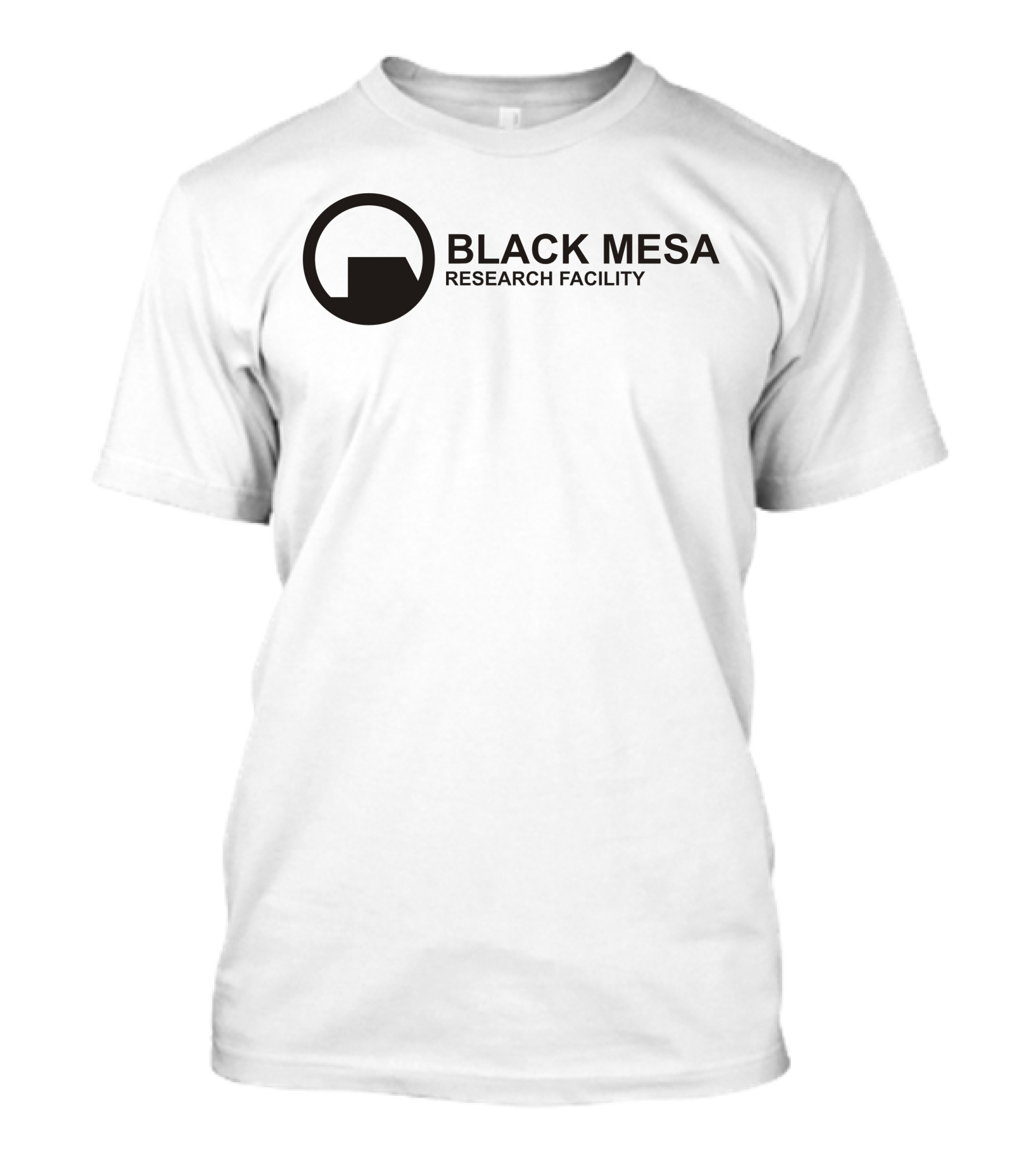 Black Mesa Research Facility Logo Dark T-Shirt