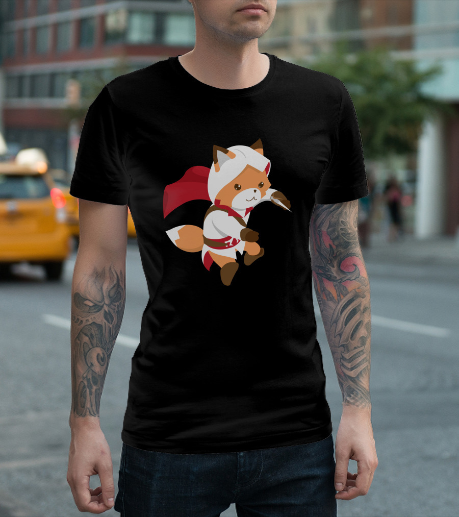 Fox Assassin Hooded Stealth Hero T-Shirt