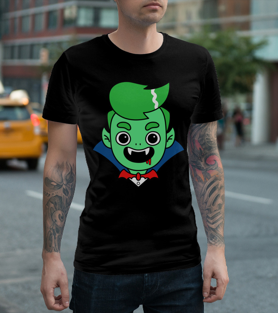 Guava Juice Vampire Cartoon Character T-Shirt