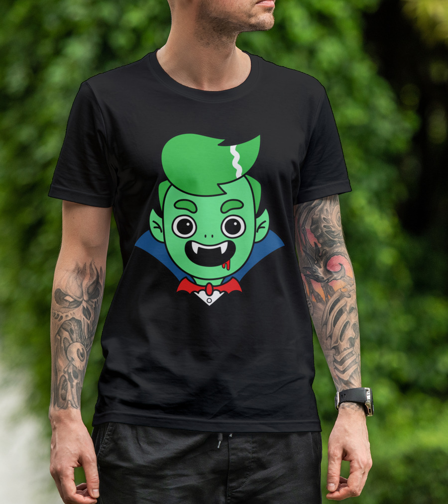 Guava Juice Vampire Cartoon Character T-Shirt