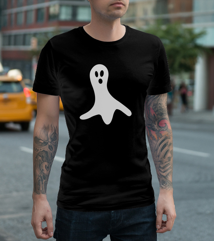 Halloween Boo Ghost Cute Trick Costume T-Shirt