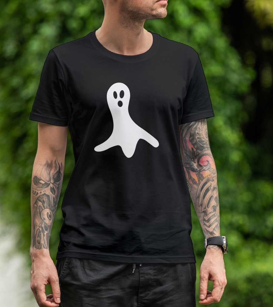 Halloween Boo Ghost Cute Trick Costume T-Shirt