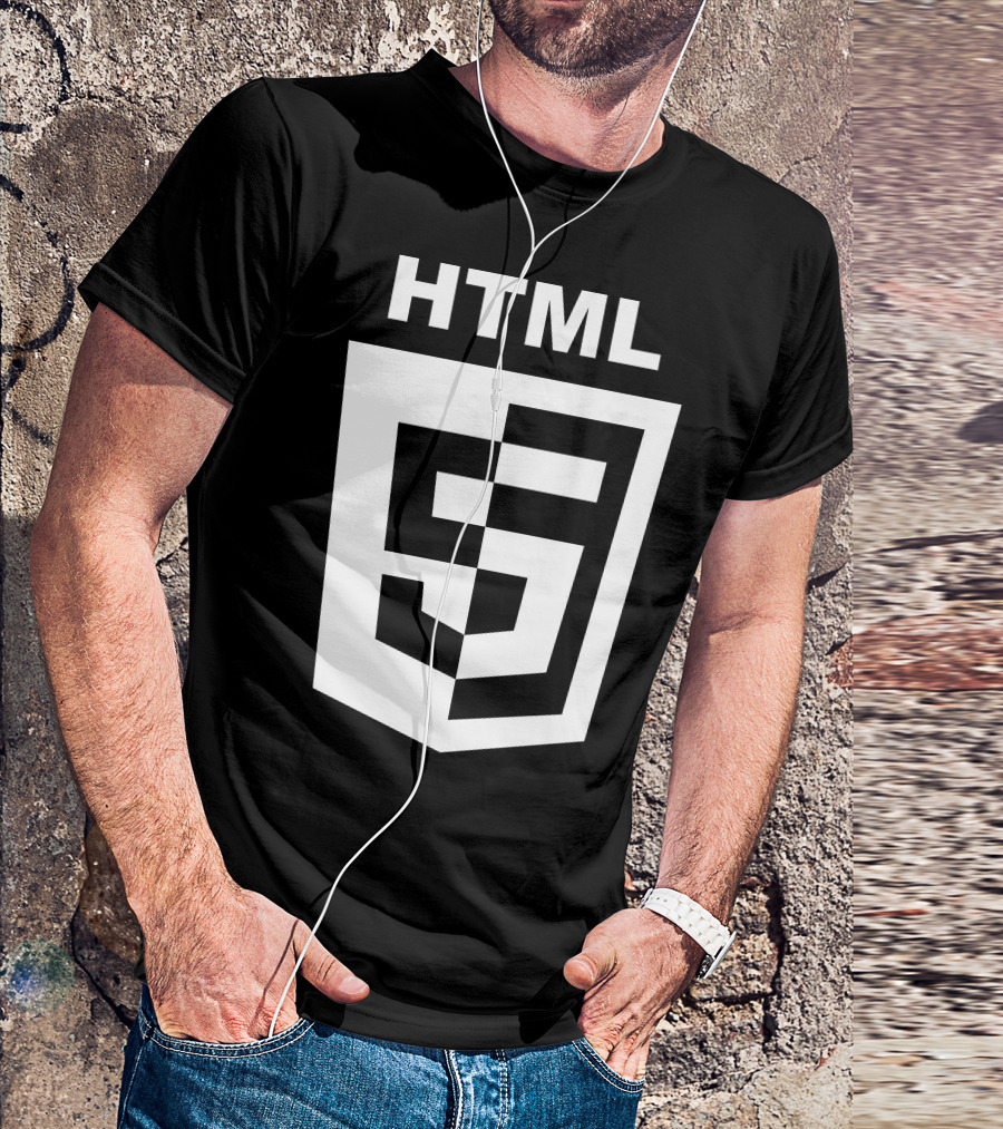 HTML5 Logo Shield Emblem T-Shirt