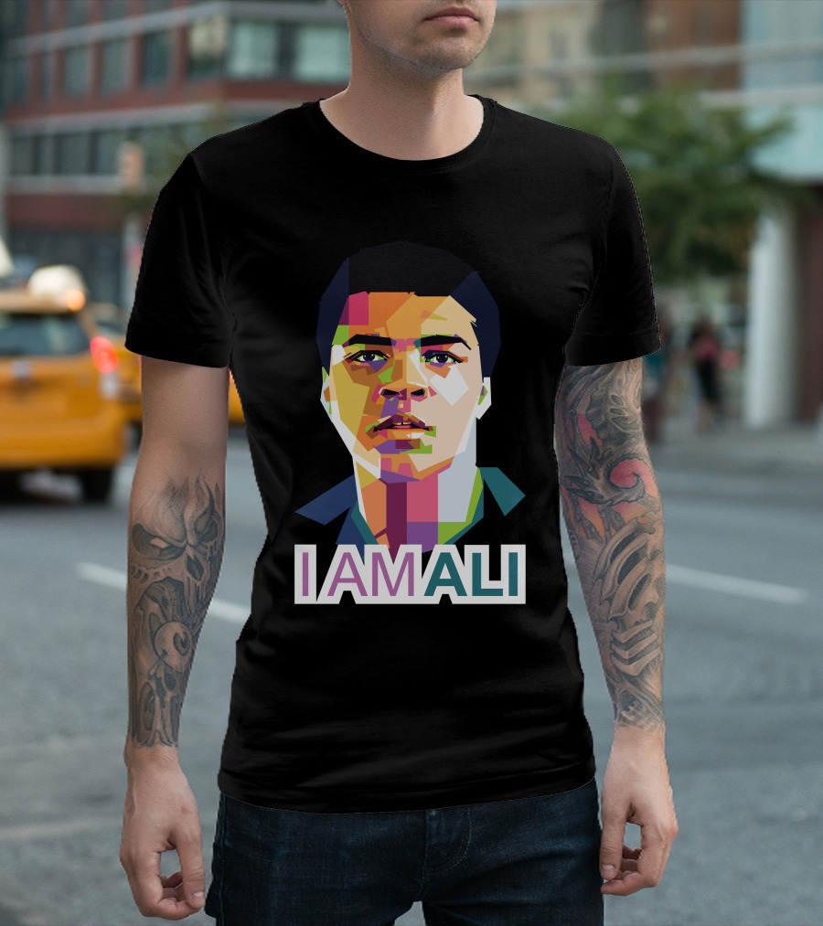 I Am Ali Colorful Geometric T-Shirt