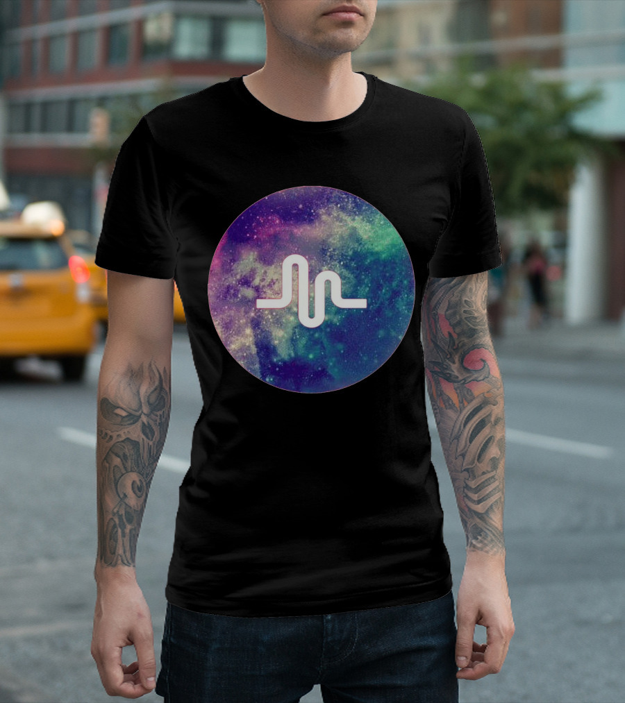 Musically Space Galaxy Vibe T-Shirt