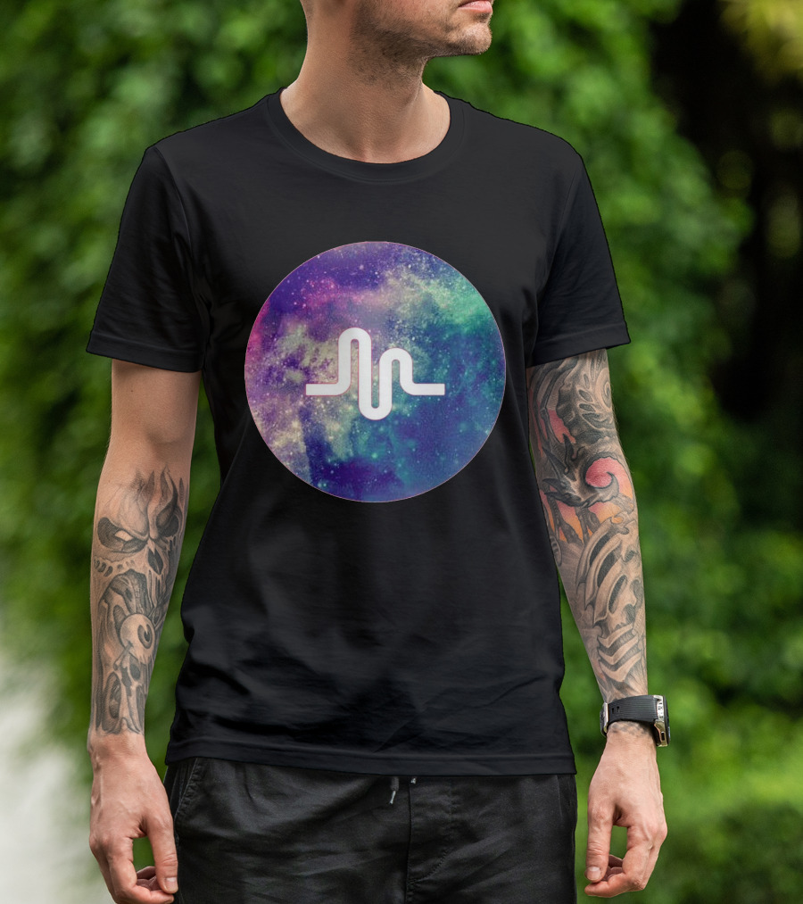 Musically Space Galaxy Vibe T-Shirt