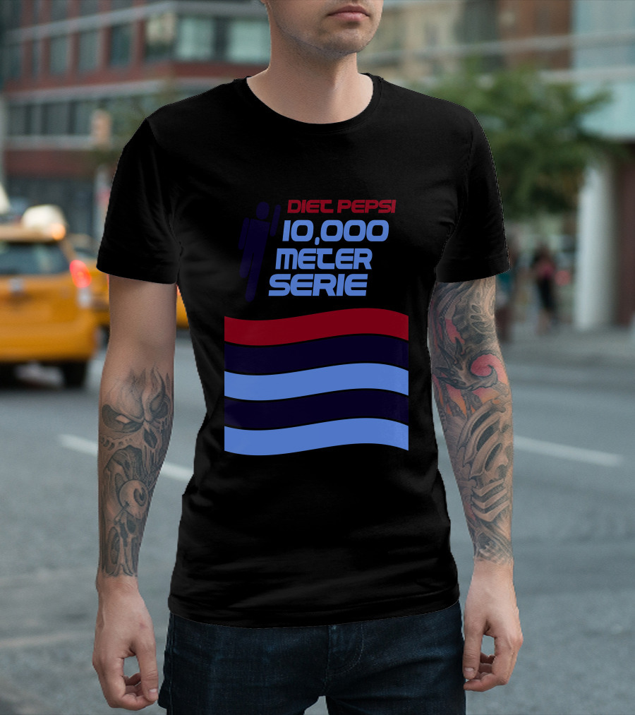 Diet Pepsi 10,000 Meter Serie Vintage T-Shirt