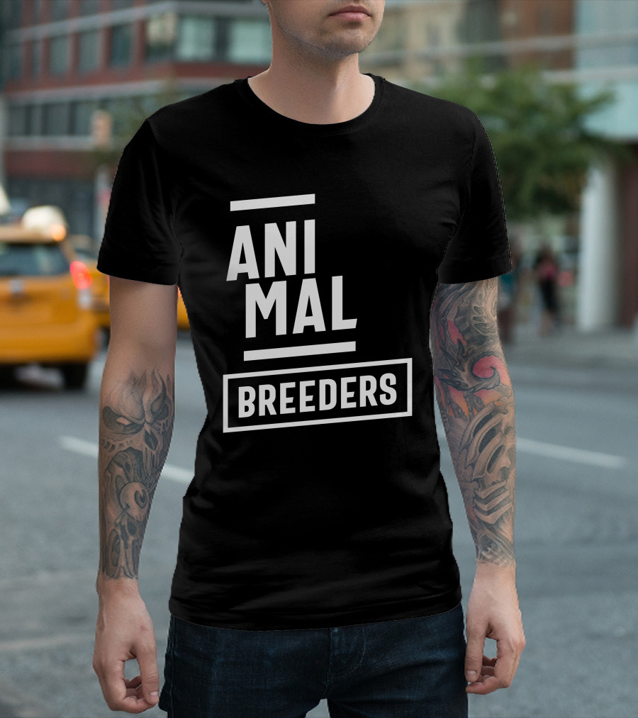 Animal Breeders Bold Text Job Title T-Shirt