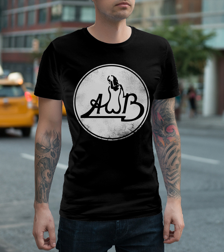 AWB Average White Band Retro Logo Circle T-Shirt