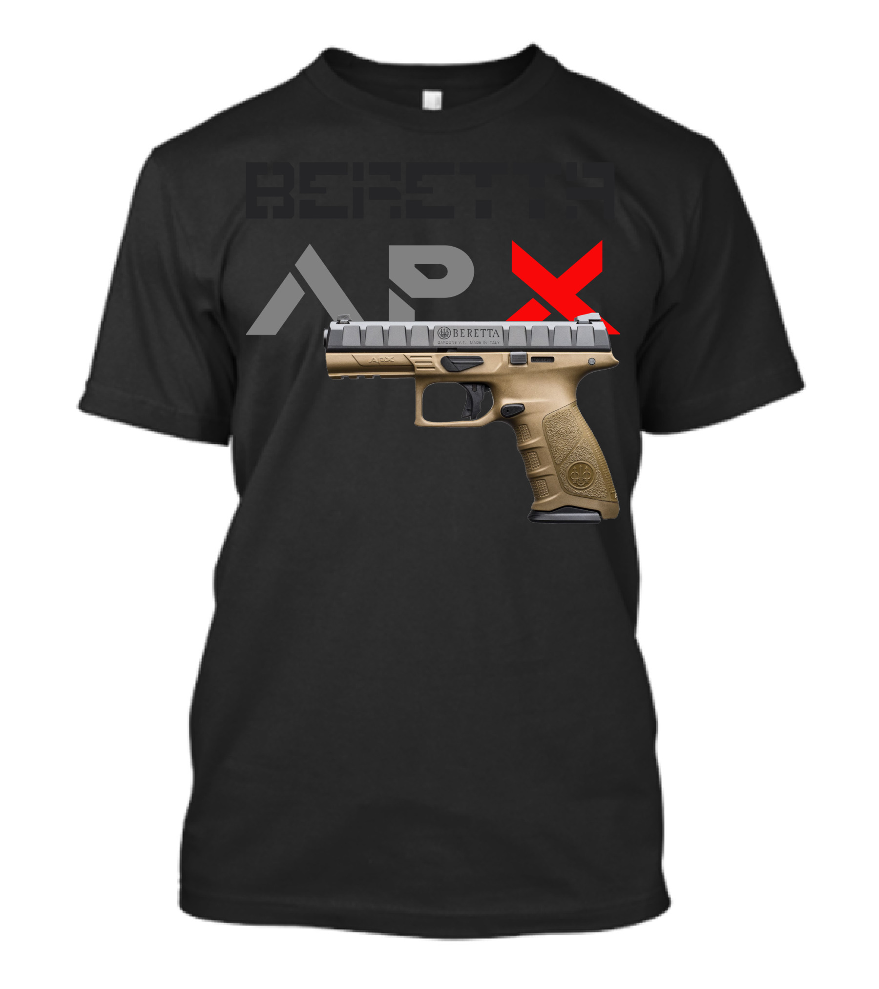 Beretta APX Handgun Tan Finish T-Shirt