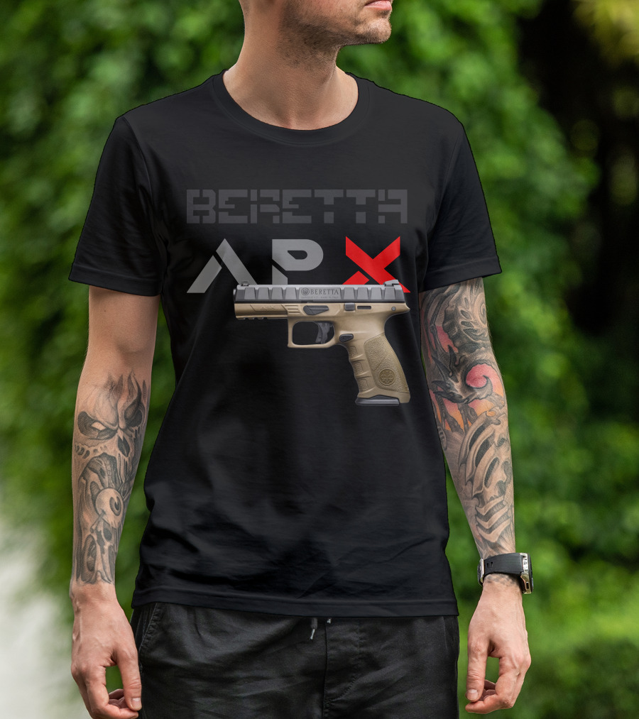 Beretta APX Handgun Tan Finish T-Shirt