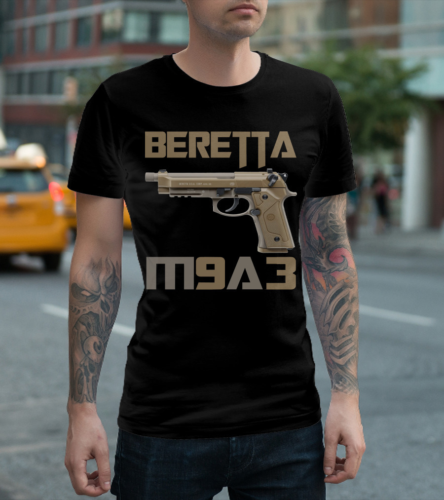 Beretta M9A3 Handgun 9mm Pistol T-Shirt