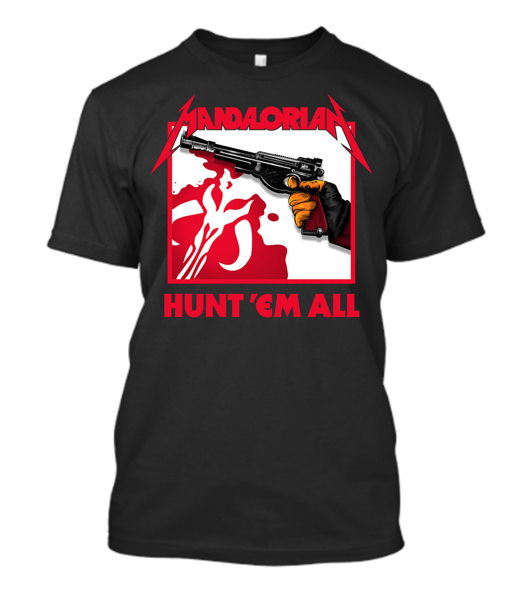 Mandalorian Hunt 'Em All Blaster T-Shirt