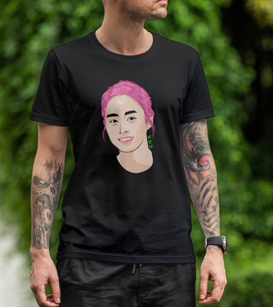 I Vexel Art Kim Tae Hee Pink Hair T-Shirt