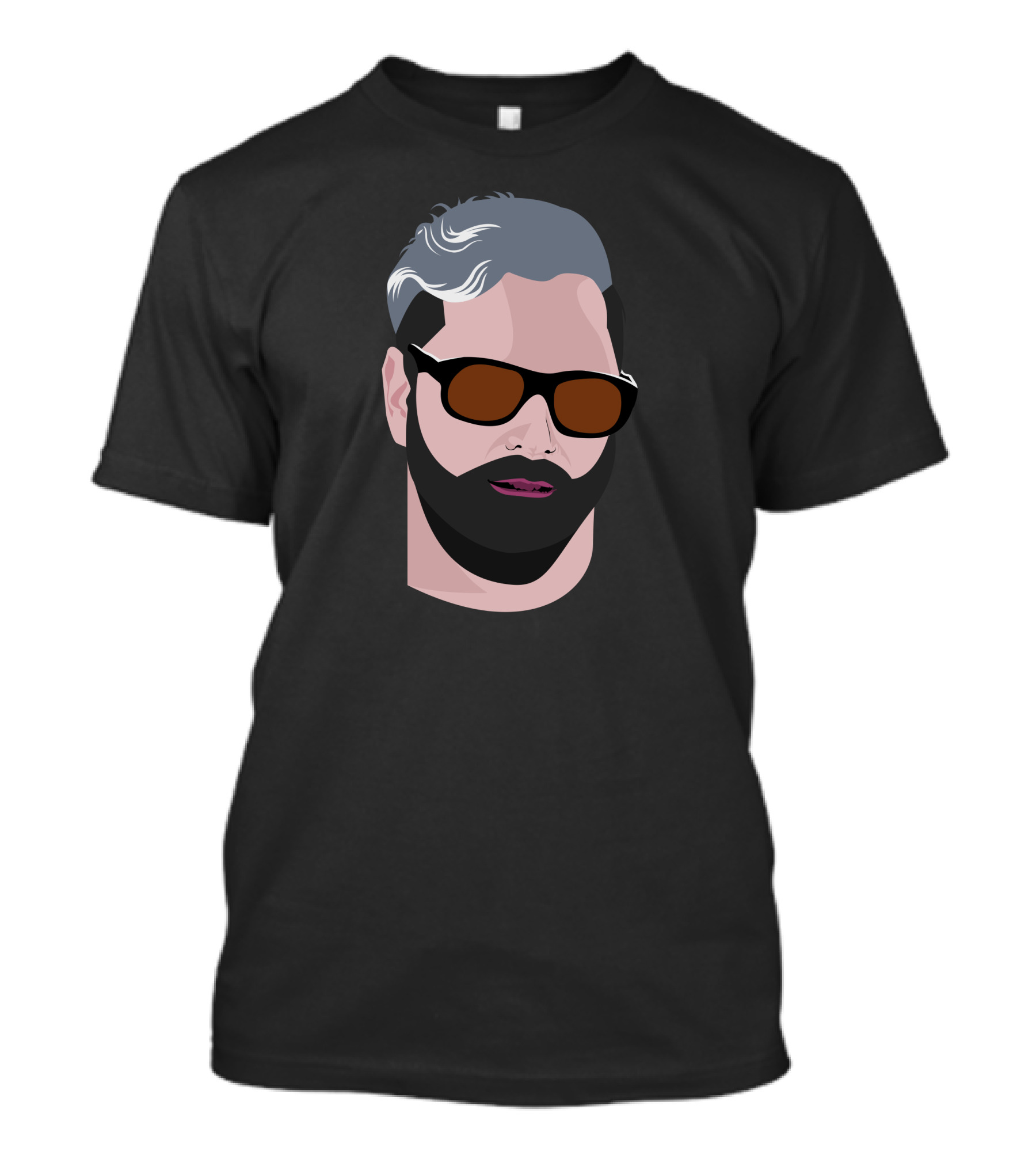 I Vexel Kevin Hearn Face Art Sunglasses Beard T-Shirt