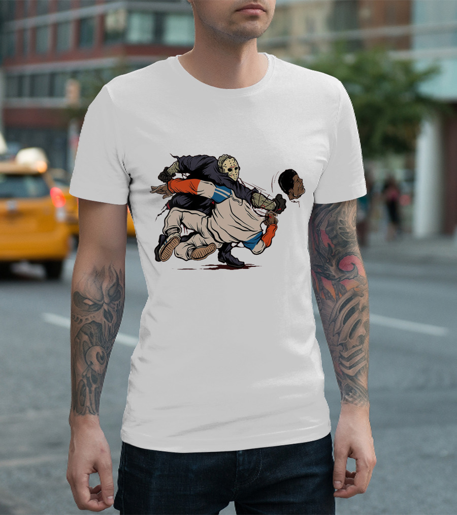Jason Voorhees Decapitates Boxer with Powerful Head Punch T-Shirt