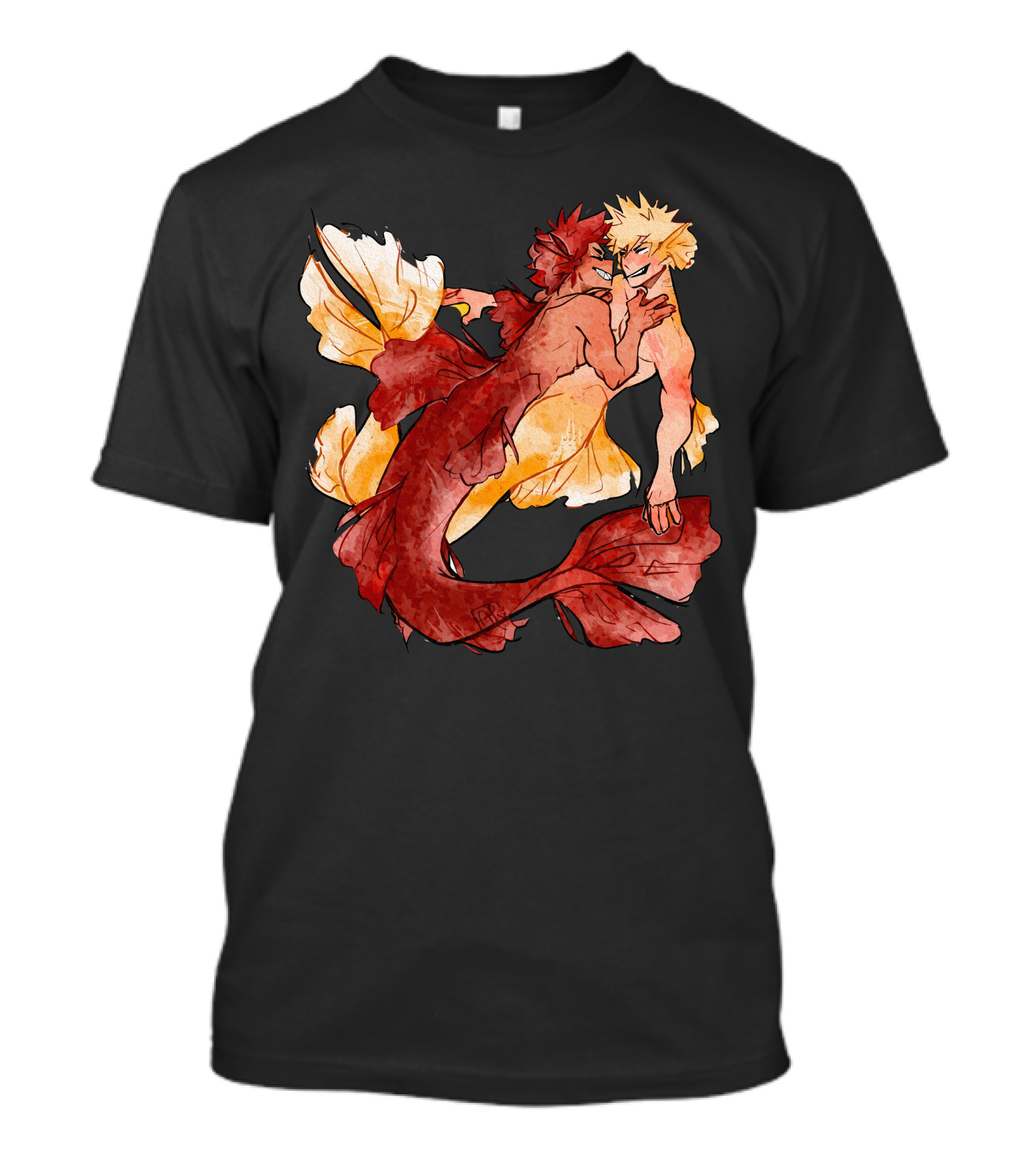 Mermaid Kiribaku My Hero Academia Fan T-Shirt