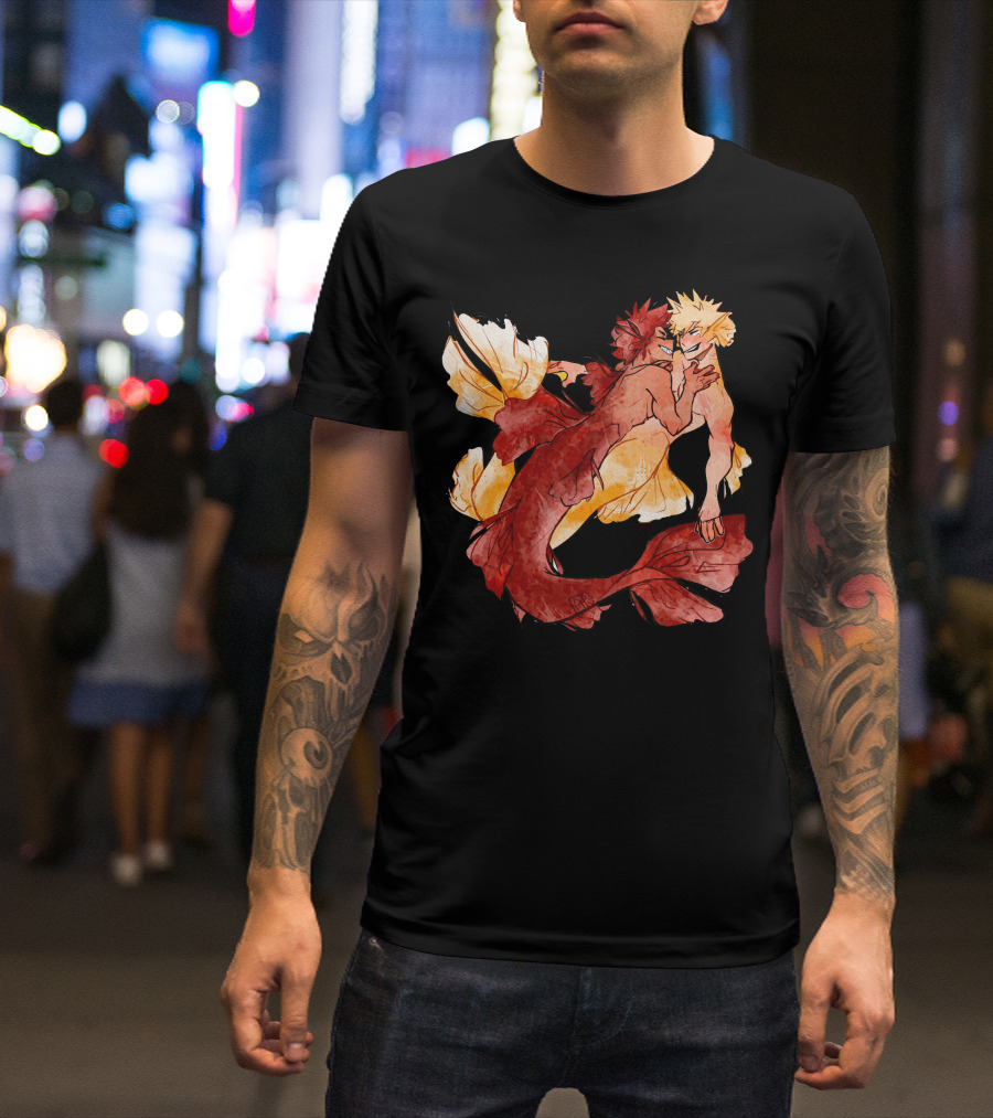 Mermaid Kiribaku My Hero Academia Fan T-Shirt