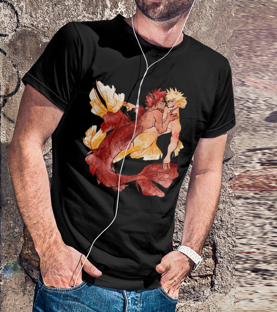Mermaid Kiribaku My Hero Academia Fan T-Shirt
