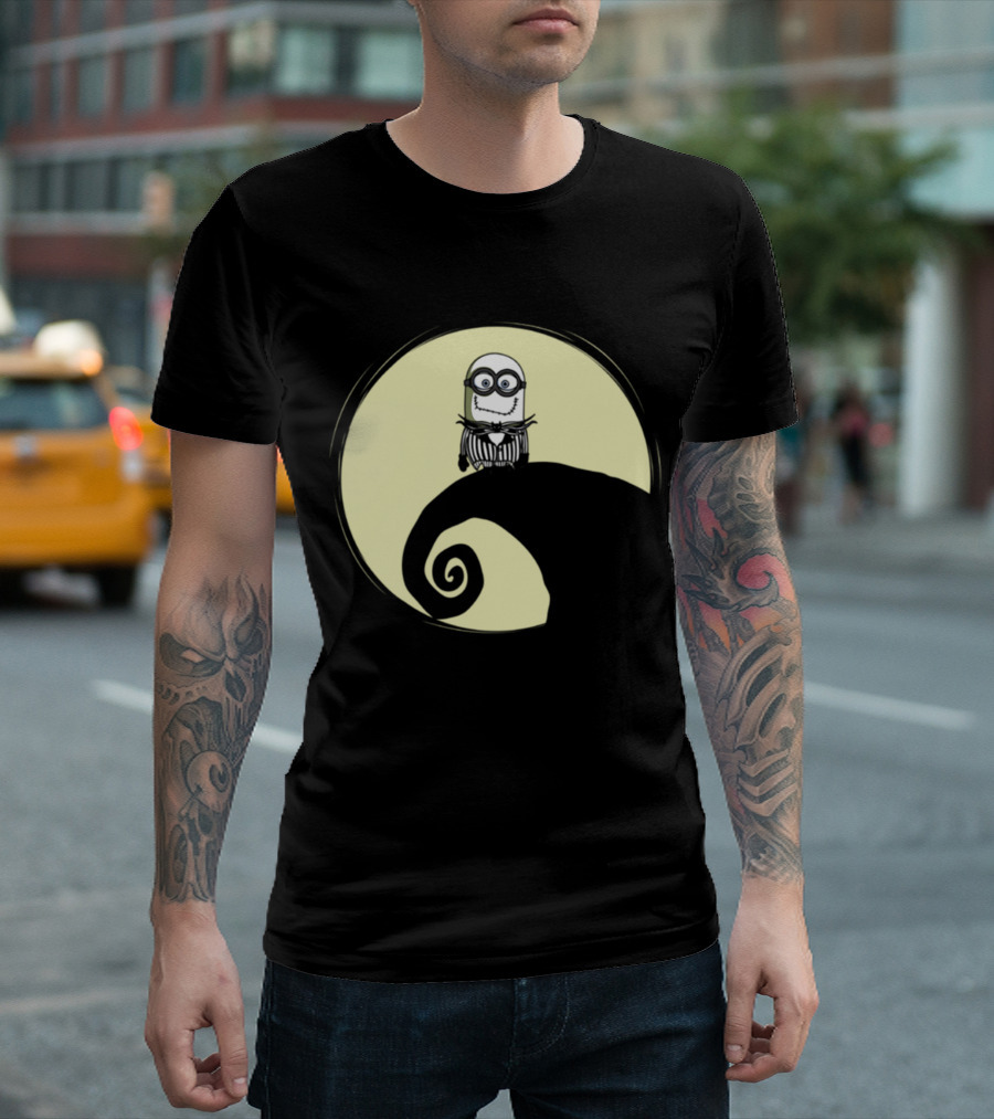 Tim Burton Minion Moonlight Mashup T-Shirt