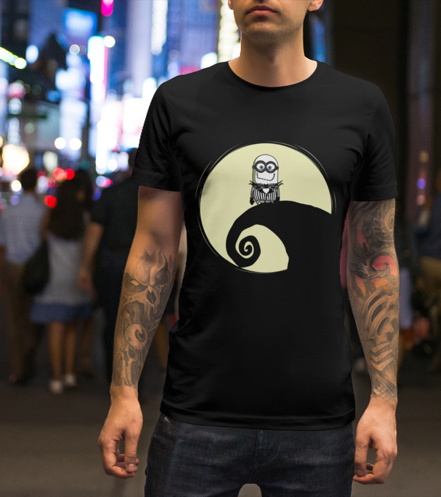 Tim Burton Minion Moonlight Mashup T-Shirt