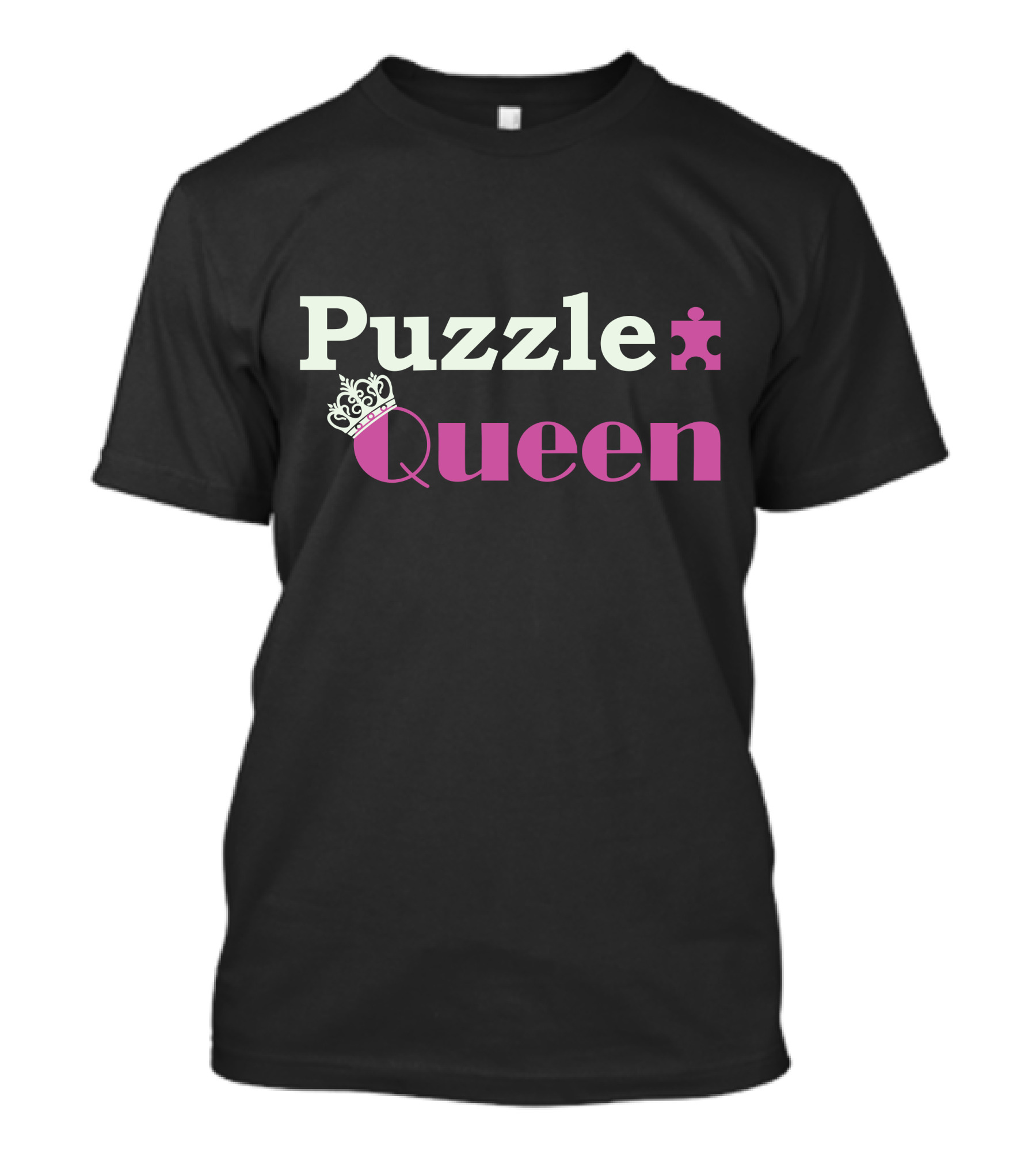 Puzzle Queen Crown Jigsaw Piece T-Shirt
